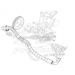 WH005450  -  Kit - Hose Asm Replacement (Reservoir To Pump)